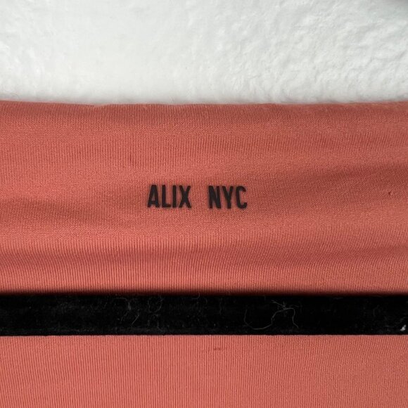 ALIX NYC Jensen Long Sleeve Thong Bodysuit Top in Clay, Size Medium, NWT! - Picture 8 of 14